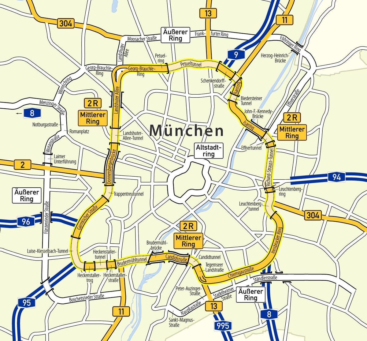 munchen حلقه نقشه