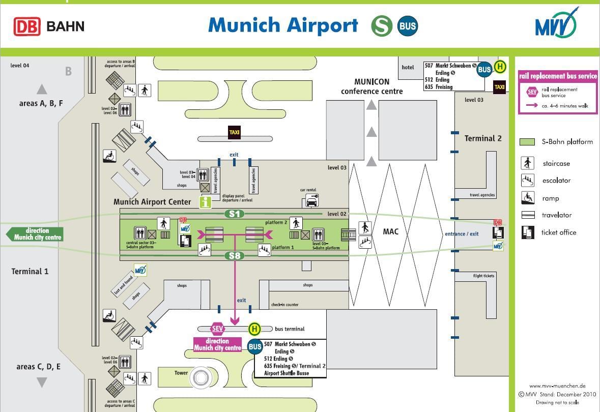 muc ترمینال 2 نقشه