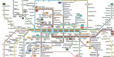 Munchen حمل و نقل نقشه