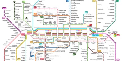 Munchen u bahn نقشه