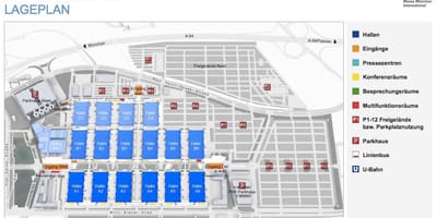 نقشه munchen messe