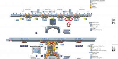 نقشه از فرودگاه مونیخ ترمینال 1