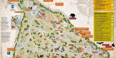 نقشه از باغ وحش مونیخ