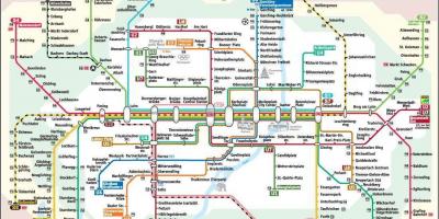 München نقشه مترو