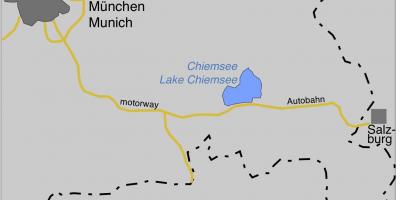نقشه ofmunich دریاچه 