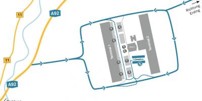 Munich airport car rental نقشه